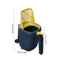 thumbnail image 3 of Litter Scoop with Holder, 3-in-1 Waste Disposal System, Portable Litter Box Shovel, Odor-Containing Storage Container, Efficient Cat Litter Cleaning Tool, 3 of 8