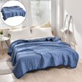 thumbnail image 2 of Popular Home Essentials, Comfy Sleepers Blanket Comfy Sleepers Ice Blanket Lightweight Breathable Ice Cool Calming Blankets Summer The Cold Blankets for Hot Sleeper, 2 of 5