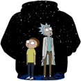 thumbnail image 2 of Rick Morty Chandail à Enfiler Impression 3D Chandail à Manches Longues Chandail de Baseball Uniforme, 2 of 2