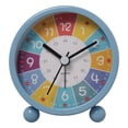 thumbnail image 1 of Children's Alarm Clock, Analogue Alarm Clock, No Ticking, Learning Alarm Clock, Children's Quartz Alarm Clock, 1 of 3