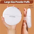thumbnail image 3 of Beauty Tools Pure Cotton Powder Puff 5 Inch (13Cm) Body Powder Puff Applicator For Loose Powder Body Powder Cosmetic Foundation Sponges White，Light Purple Dark Purple Skin Color, Beauty Tools for Wome, 3 of 5
