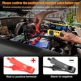 thumbnail image 2 of JUNWELL Intelligent Automatic Car Battery Charger 12/24V 6A Pulse Repair Starter AGM/GEL Yellow, 2 of 11