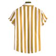 thumbnail image 3 of Birdeem Chemises pour Hommes Hommes Décontracté Mode Imprimé Col Rabattu Manches Longues Chemise Respirante Blouse Hauts Manches Courtes Col Rabattu Blouse Chemise, 3 of 9
