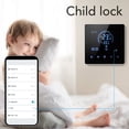 thumbnail image 4 of Thermostat Intelligent Programmable Numérique Grand Écran Tactile Thermostat de Chauffage Mural Compatible pour Tuya 3500W AC90 240V, 4 of 8