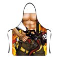 thumbnail image 1 of Langgg Personalized Waterproof Apron Barbecue And Outdoor Activities Rear Tie Barbecue Muscular Mens YH01, 1 of 6