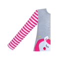 thumbnail image 4 of Girls Dress Cotton Long Sleeve Unicorn Embroidery Gray 6 Years, 4 of 6