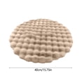thumbnail image 3 of Round Area Rug Soft Velvet 16 Inch Small Entry Doormat for Bedroom Porch Dorm Hallway Modern Decorative Floor Mat, 3 of 6