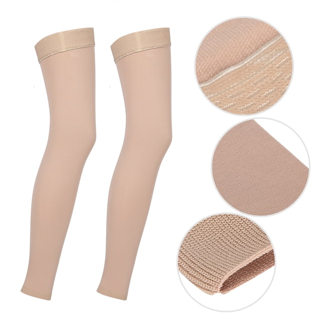 Chaussettes de Compression pour Femmes, Bas de Compression Chaussettes de Compression Bas de Compression pour Varices Bas de Compression Respirants Longs Élastiques Bas pour Femmes pour Varices