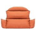 thumbnail image 2 of LeisureMod Coussin de Chaise Balançoire Oeuf Double pour 2 Personnes, Orange, 2 of 5