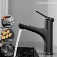 thumbnail image 1 of Robinet d'Eau Chaude et Froide Corps de valve en Laiton Robinet de Lavabo Multifonction à Bec Rétractable Robinet de Lavabo à une Poignée Accessoires de Salle de Bain, 1 of 6