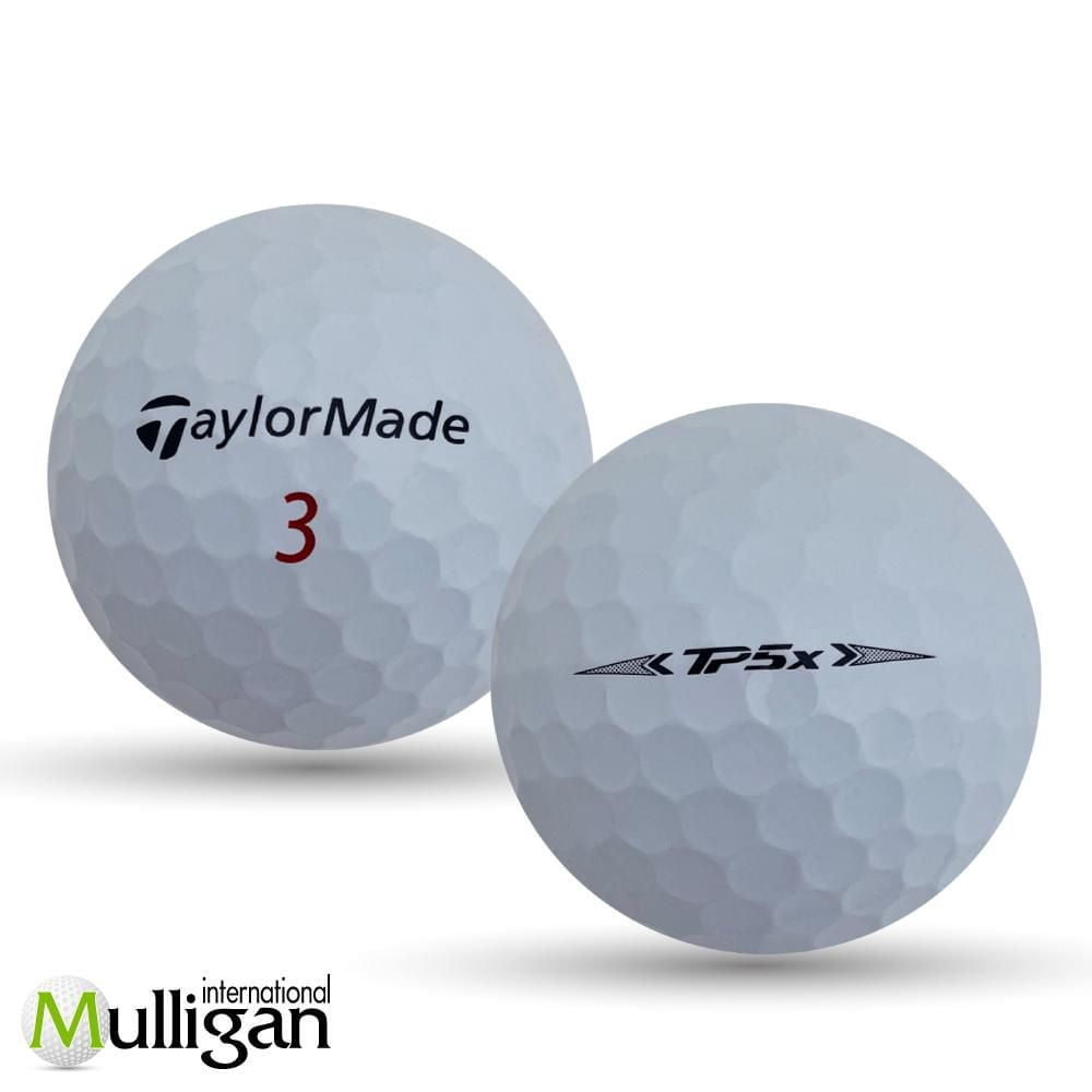 Mulligan - 96 Taylormade TP5x 5A Recycled Used Golf Balls, White