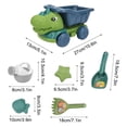 thumbnail image 4 of Rbaofujie Beach Toys for Toddlers - Kids Sand Toys Include Train Beach Truck, Beach Bucket, Scoop, Trowel, Colander, Rake, Sand Castle Toys - Sandbox Toys with Gift Box, 4 of 4