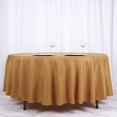thumbnail image 3 of LNGOOR 108” Wholesale Round Tablecloth Polyester Round Table Linens For Wedding Party Banquet Restaurant -  WHITE, 3 of 11