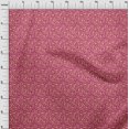 thumbnail image 4 of oneOone Coton Popeline Fuschia Tissu Rose Jacobée Robe Florale Tissu Tissu Imprimé par la Cour 56 Pouces de Large, 4 of 4