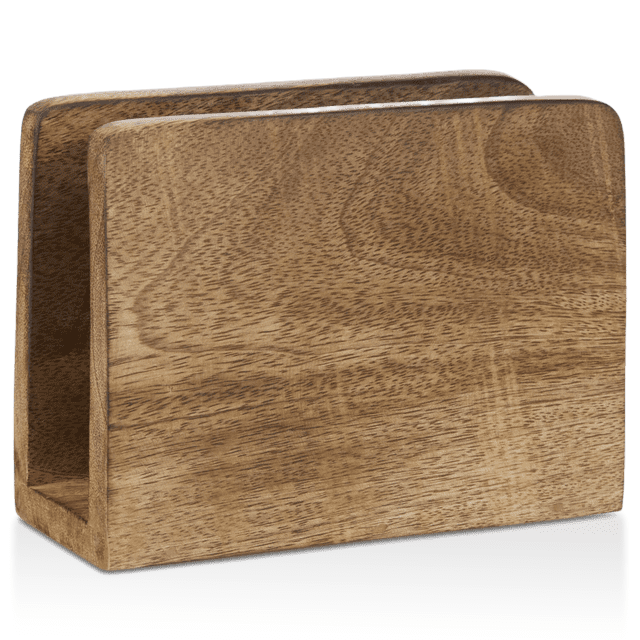 Bouclair Natural Mango Wood Napkin Holder