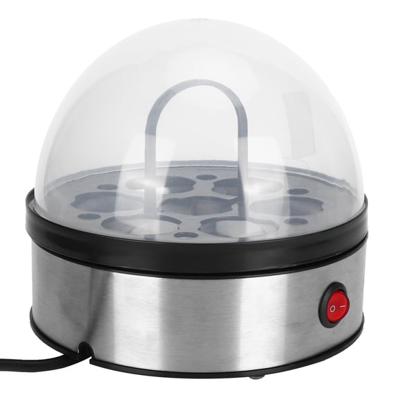 Mini Cuiseur d'Oeufs Cuiseur Vapeur d'Oeufs Accessoire de Cuisine Appareil Ménager Cuiseur Vapeur d'Oeufs Électrique Mini Machine de Cuisson d'Oeufs en Acier Inoxydable Ustensiles de Cuisine EU 220V