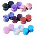 thumbnail image 1 of BodyJ4You 18PC Stone Ear Plugs 18mm Double Flare Saddle Stretching Gauges Expander, 1 of 6