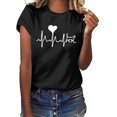 thumbnail image 1 of Birdeem Unisex T-Shirt Printed Pattern Casual Fashion Soild Color Short Sleeve Tops, 1 of 7
