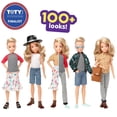 thumbnail image 4 of Creatable World Deluxe Character Kit Customizable Doll, Cheveux ondulés blonds, 4 of 5
