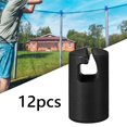 thumbnail image 1 of DYNWAVECA Trampoline Enclosure Pole Caps Protective Cover Waterproof Sturdy Replacement Repair Trampoline Shell Rod Cap for Home Garden Black 12pcs, 1 of 10