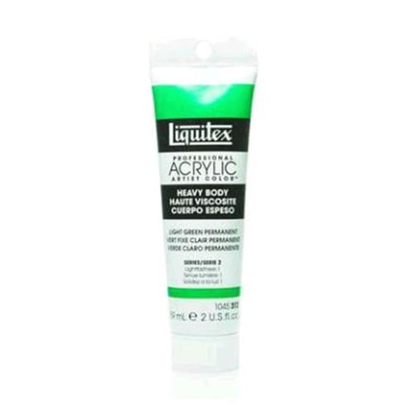 Liquitex 1045312 2Oz Heavy Body Color - Light Green Permanent