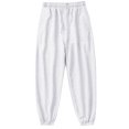 thumbnail image 3 of Mens Pants, Mens Solid Color Pocket Drawstring Casual Youth Versatile Sports Oversized Pants, 3 of 6