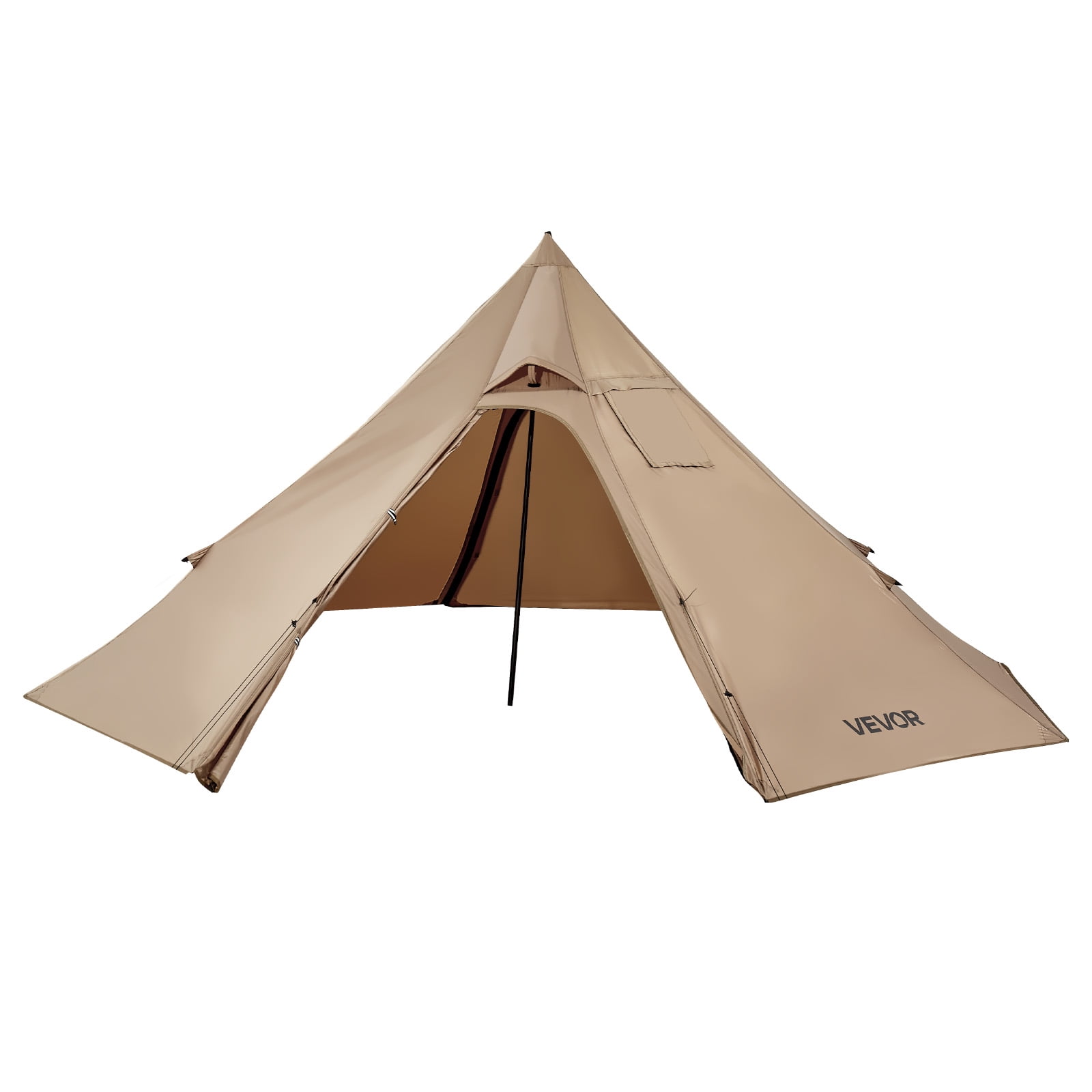 VEVOR Hot Tent for 2 Persons, Portable Winter Tipi Tent with Stove Jack, Waterproof Canvas Camping Tents,  Lightweight 4 Season Shelter Tents for Hiking Fishing Backpacking, S Size
