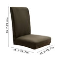 thumbnail image 3 of Meitianfacai Solid Color Brushed High Elastic Chair Cover Soft And Comfortable Chair Seat Cover -proof And Dirt- Chair Slipcover Suitable For Dining Chair, 3 of 3