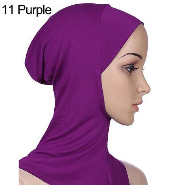 Bonnet Foulard Femme Couleur Unie Couverture Complète