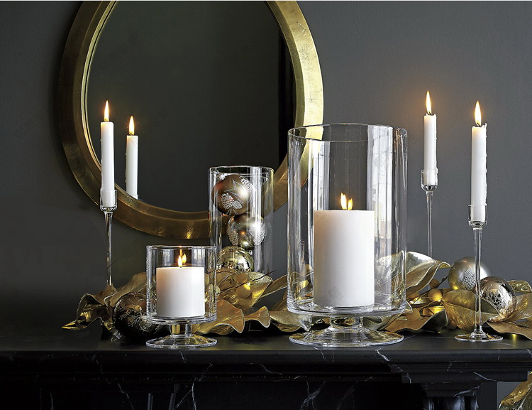 Better Homes and Gardens Grand pilier de verre piédestal bougeoir Home