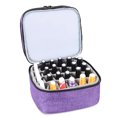 thumbnail image 2 of letairis Nail Polish Organizer Bags Made With Polyester Practical And Convenient For Traveling Nail Polish Storage Bags Black base leaf 1Set, 2 of 6