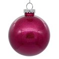 thumbnail image 1 of Vickerman N211570 Boule Transparente Pailletée Fuchsia de 6 Po - 4 par Sac, 1 of 1
