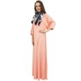 thumbnail image 3 of Bimba Robe Maxi pour Femme avec Pompon avec Foulard Boho Pêche Robes d'Été-6, 3 of 6