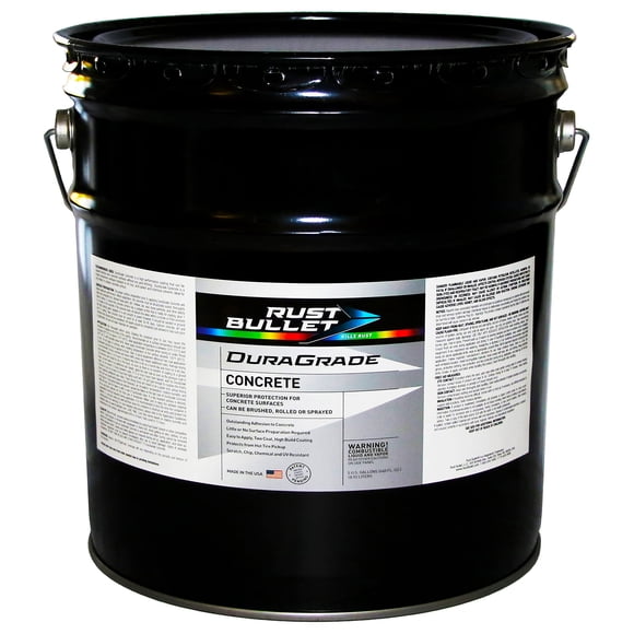 RUST BULLET - DuraGrade Concrete High-Performance Indoor & Outdoor Easy to Apply concrete coating in Vibrant Colors for Garage Floors, Basements, Porch, Patio and more - 5 Gallons, Blue