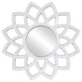 thumbnail image 4 of Northlight Ensemble de 3 Miroirs Muraux Floraux Arqués Blanc Mat 9.5 Pouces, 4 of 6