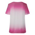 thumbnail image 5 of SMihono Hauts pour Femmes Été Décontracté Mode Féminine Impression Col Rond T-shirt Manches Courtes Ample Pull Blouse T-shirt Oversize pour Femmes 2023, 5 of 5