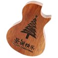 thumbnail image 4 of Guitar Shaped Guitar Pick Case Wooden Guitar Pick Box Guitar Pick Storage Holder, 4 of 9