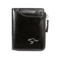 thumbnail image 1 of RFID Blocking Leather Wallet for Men Slim Design Short Bifold Clip Card Holder with Zipper Style for Daily Use Travel Organizer, 1 of 3