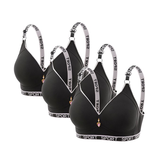 3PC Women's Everyday Bralette - Snug & Firmer Support Bra | Curvy Look Enhancer, Fully Stretchable & Shape-Retaining for All Ages