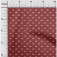 thumbnail image 2 of oneOone Viscose Jersey Red Fabric Tractor Craft Projects Decor Fabric Printed By The Yard 60 Inch Wide, 2 of 5
