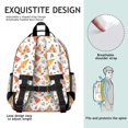thumbnail image 3 of Funny Cartoon Pizza-Themed Student Backpack Lightweight and Water-Resistant School Book Bag with Pepperoni and Cheese Designs Spacious and Comfortable for Daily Use and Travel, 3 of 3