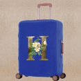 thumbnail image 1 of Luggage Cover Scratch Resistant Trolley Protective Case Apply To 18-32 Inch Golden Flower Print Suitcase Travel Accessory Covers 8Golden flower H L (26-28inch), 1 of 6