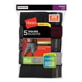 thumbnail image 5 of Hanes Men`s Yarn Dyed Plaid Boxers, XL, Assorted Blue Plaid, 5 of 5