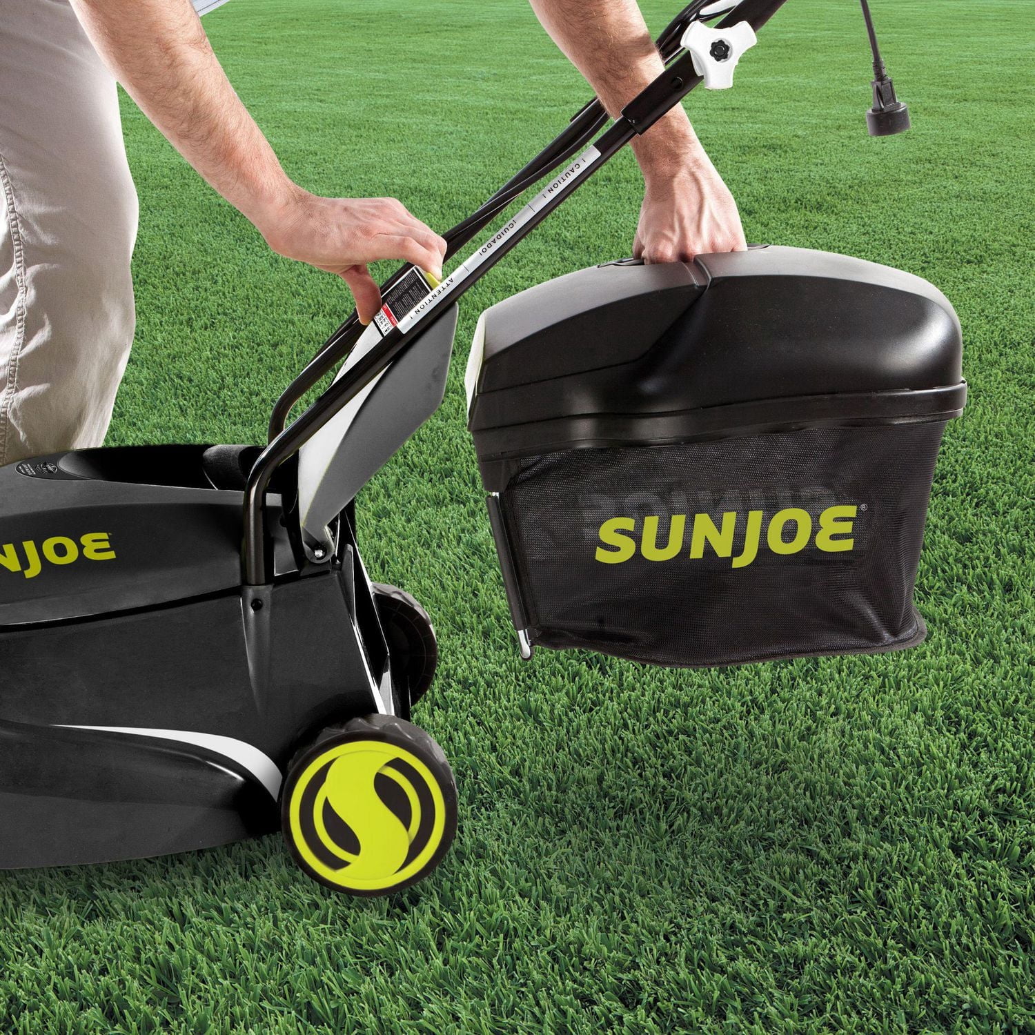 Sun Joe MJ401E Tondeuse à gazon électrique 14 po Mow Joe