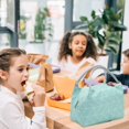 thumbnail image 3 of Fashion Well Design Insulated Lunch Bag Portable Warm Keeping  Lunch Bag For Office Work Reusable Lunch Box, 3 of 3