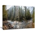 thumbnail image 2 of Designart - Mountain River Panorama - Large landscape Canvas Art Print, 2 of 4