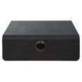 thumbnail image 3 of Uttermost Lalique Contemporary MDF Wood and Shagreen Box in Black Finish, 3 of 6