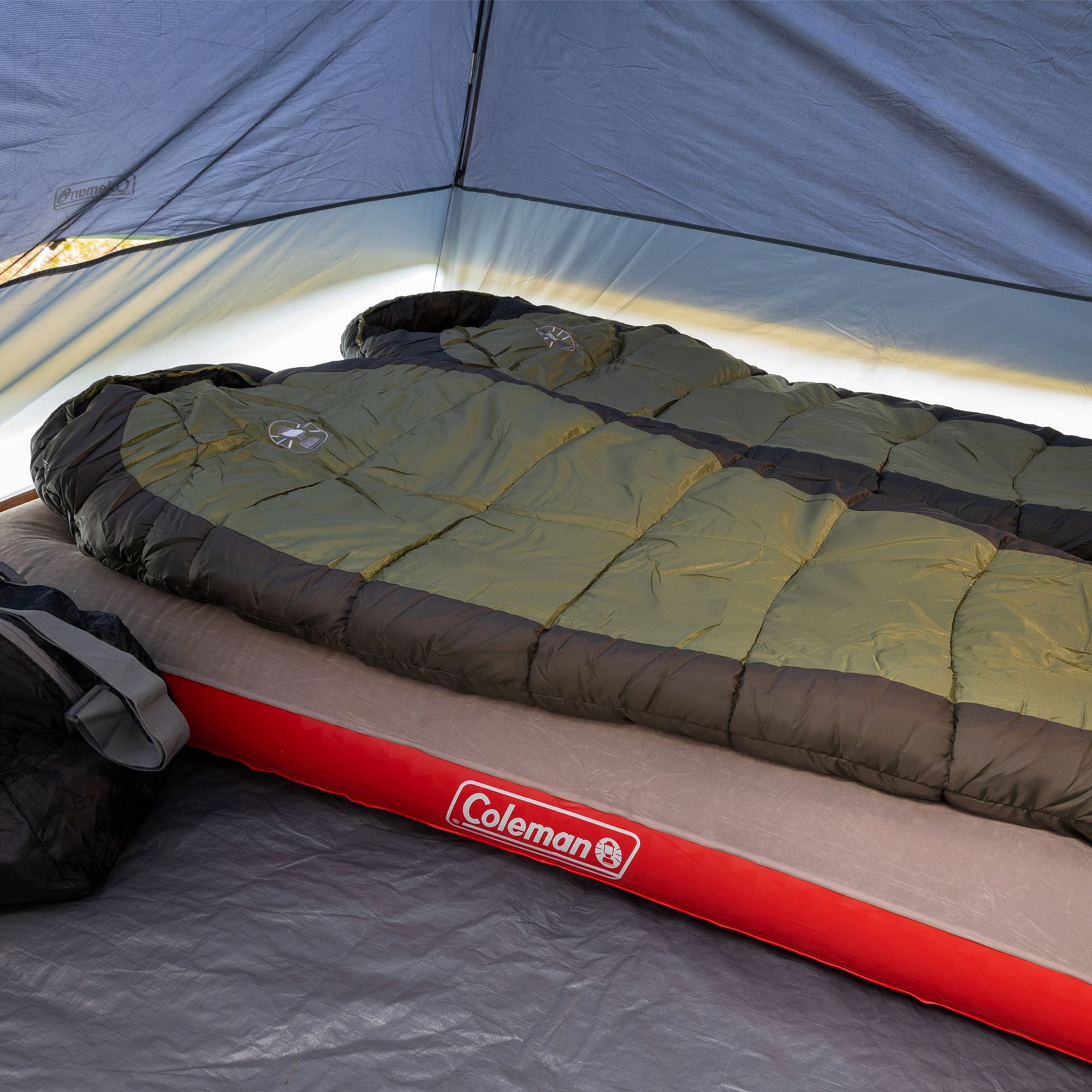 Coleman QuickBed Single High Airbed with 4D Pump, Queen