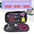 thumbnail image 3 of maytalsory Stethoscope Storage Bag Shockproof Mesh Organizer Zipper Solid Color EVA Safe Multi-functional Outdoors Home Supplies black, 3 of 7
