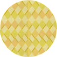 thumbnail image 1 of Ahgly Company Tapis d'Intérieur Lavables en Machine, Carrés de Transition Jaune Néon, Carrés de 3', 1 of 7